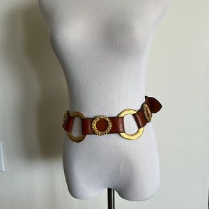 Women’s vintage belt brown size 75 adoppia vita